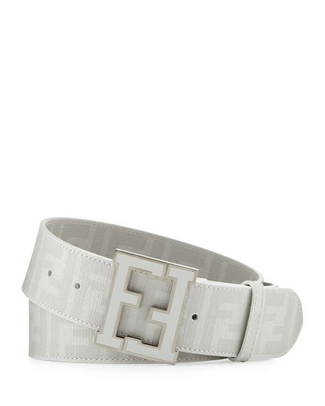 authentic fendi belt white|white Fendi belt sale.